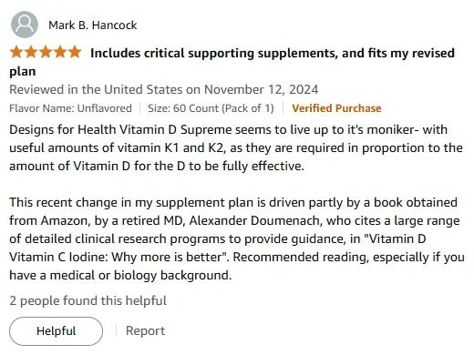 Vitamin D Supreme with K1/K2: Boost Absorption | Expert-Recommended