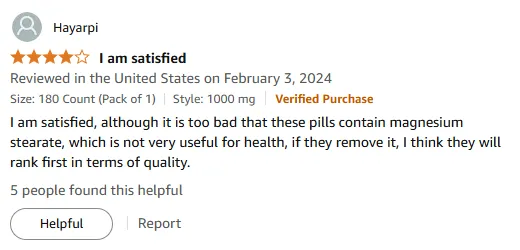 Best Vitamin C Pills Without Magnesium Stearate?