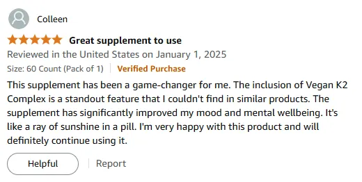 Vegan K2 Vitamin D: Mood-Boosting Sunshine Supplement Review