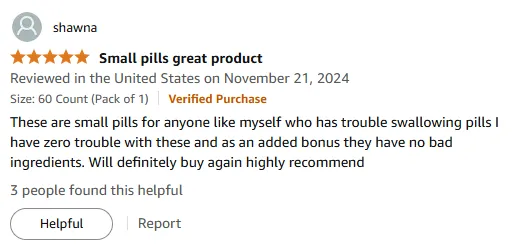Easy-Swallow Vitamin D Pills: No Bad Ingredients, Highly Recommended!