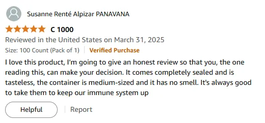 Immune-Boosting Sealed Vitamin C Capsules Review