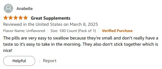 Tiny Vitamin D Pills: No Taste, Easy Swallow, Non-Clumping
