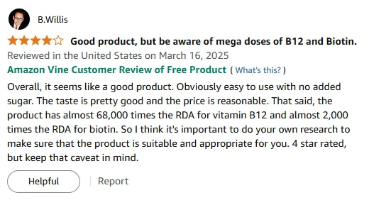 High-Strength B12 & Biotin: Honest Review on Safety & Value