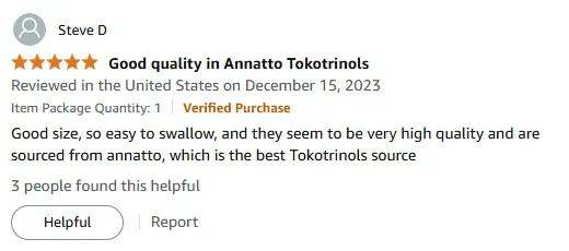 Annatto Vitamin E: Easy-Swallow Tocotrienols for Daily Use