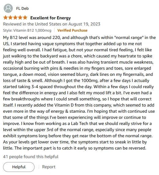 B12 Boost: Reversed Fatigue & Restored Energy Naturally