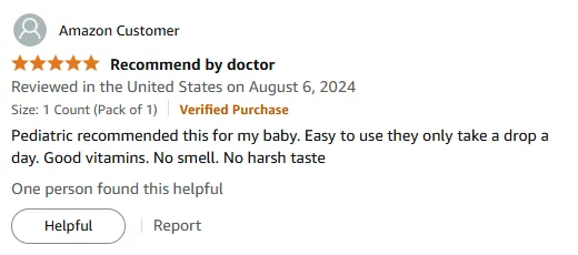 Pediatric-Approved Vitamin D Drops: Tasteless & Easy for Infants