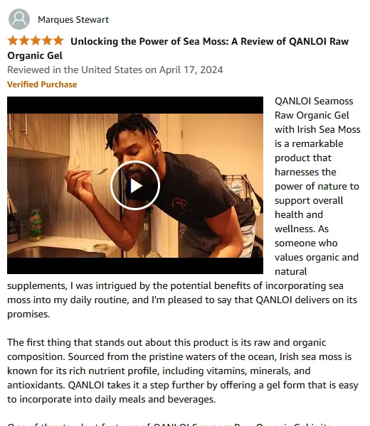 Organic Seamoss Gel Boosts Immunity & Wellness - Ashwagandha Mango!