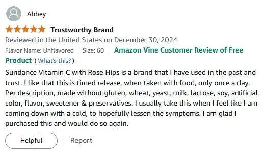 Timed-Release Vitamin C with Rose Hips Fights Cold Symptoms