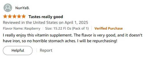 Best Tasting Vitamin A Without Iron – No Stomach Issues!