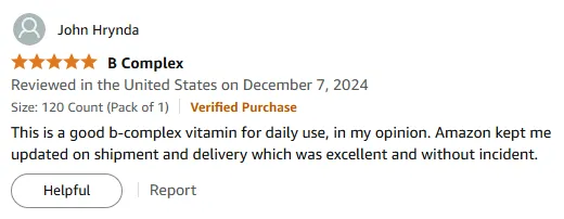 Best B-Complex Vitamin for Daily Use - Amazon Verified Delivery!
