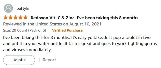 8-Month Verified Vitamin C Tablets: Tasty Germ Defense Daily