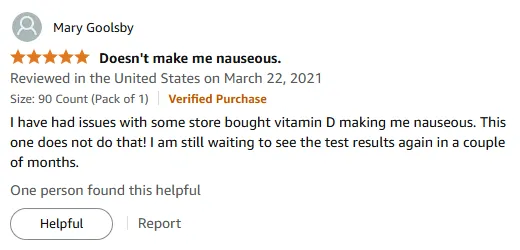 No Nausea! Vitamin D That Works - Lab Tested & Gentle