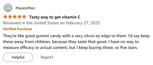 Best Tasting Vitamin C Gummies – Citrus Candy for Adults!