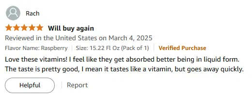 Liquid Vitamin A Boost: Fast Absorption & Gentle Taste