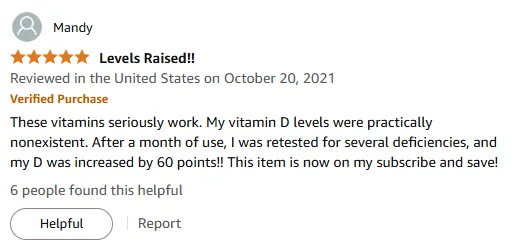 Vitamin D Boost: 60-Point Increase in 1 Month!