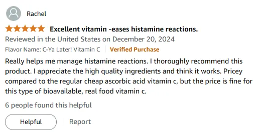 Bioavailable Vitamin C Eases Histamine Issues Effectively