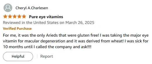 Gluten-Free Vitamin E Saved My Eye Health Journey