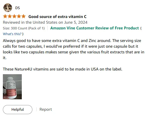 Best Vitamin C & Zinc Capsules with Fruit Extracts (USA Made)