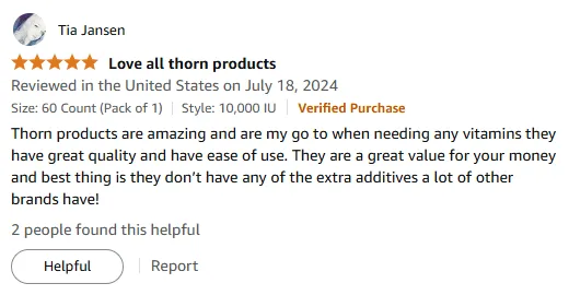 Thorn Vitamin D: Pure, Effective & Budget-Friendly Supplement