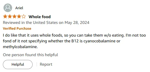 Whole Food B Vitamins: B12 Type Concerns & Benefits