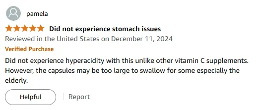 Gentle Vitamin C Capsules Without Stomach Acid Issues