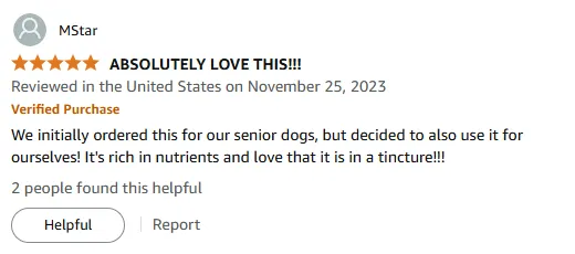 Vitamin E Tincture for Senior Dogs & Humans - Nutrient-Rich!