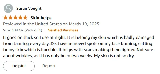 Vitamin E Night Cream Heals Sun Damage & Scarring