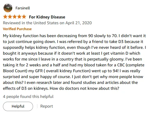 Vitamin D3 Boosted My Kidney Function to 94! | Shocking Results