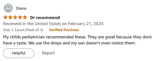 Tasteless Vitamin D Drops My Pediatrician Recommends!