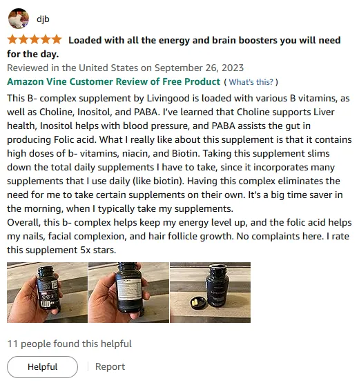 Livingood B-Complex: Energy Boost & Liver Support Solution