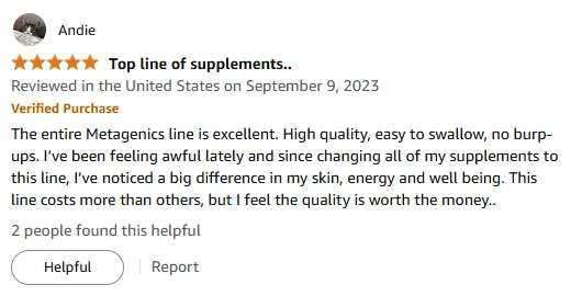 Metagenics Vitamin E: No Burp-Ups, Boost Energy & Skin Health