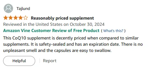 Affordable Safety-Sealed CoQ10: Easy-Swallow Capsules