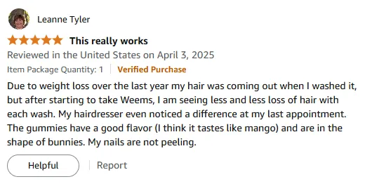 Hair Regrowth & Strong Nails: Weems Vitamin A Gummies Review