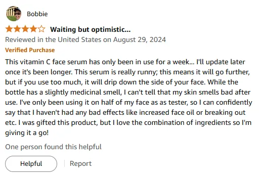 Vitamin C Serum Review: Lightweight, No Breakouts in 1 Week!