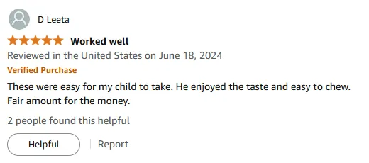 Chewable Vitamin B Kids Love - Great Value!