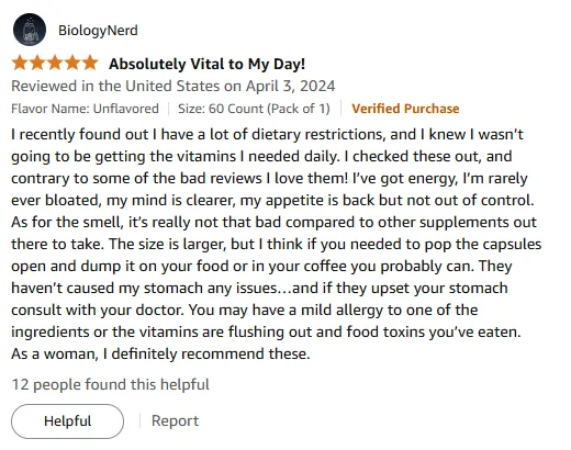 Vitamin A Boost: Energy & Clear Mind for Women