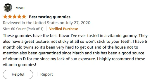 Best Tasting Vitamin D Gummies for Quarantine Health