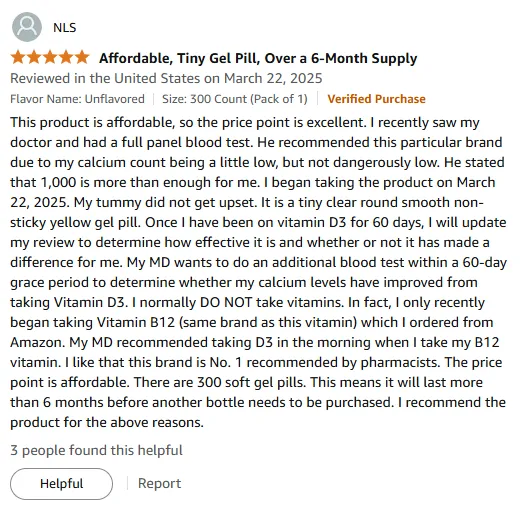 Doctor-Recommended Vitamin D3: Affordable 6-Month Supply