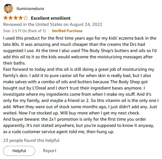 My Go-To Vitamin E Oil for Eczema Relief Since the 80s!