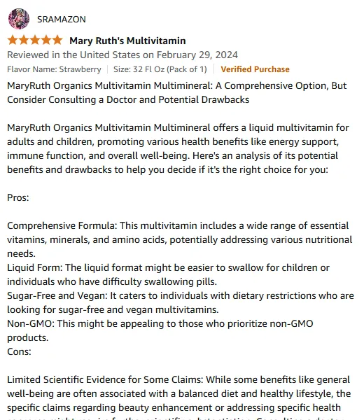 Liquid Multivitamin Review: Benefits, Taste & Doctor Tips