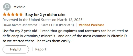 Vitamin D Drops Solved My Toddler's Grumpiness!
