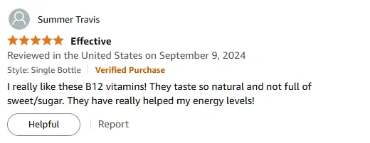 Natural B12 Vitamins Boost Energy - Sugar-Free Review!