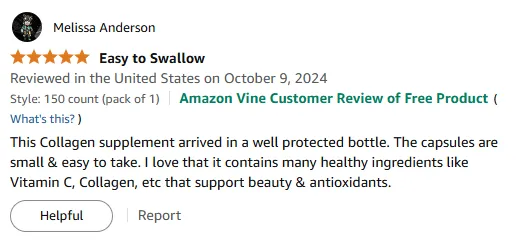 Easy-Swallow Collagen with Antioxidants & Beauty Boost