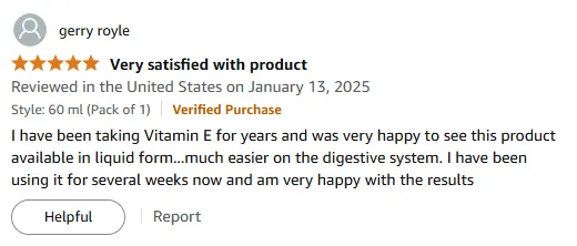 Best Liquid Vitamin E for Gentle Digestion & Results