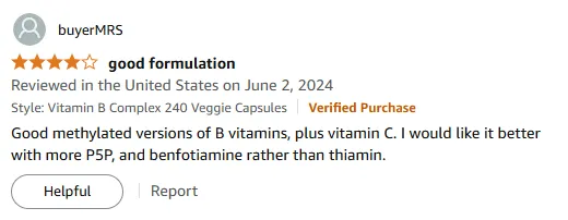 Methylated B Vitamins + C: Seeking More P5P & Benfotiamine