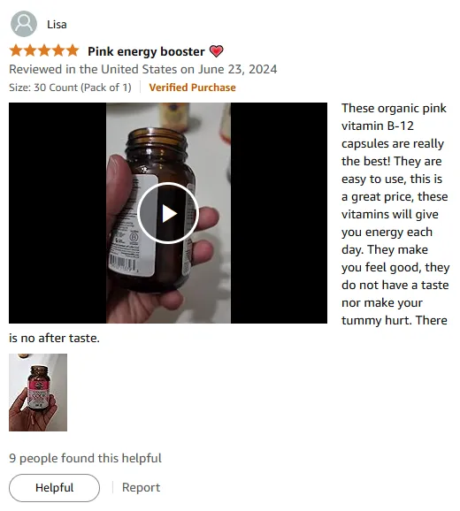 Pink B-12 Capsules: Tasteless Energy Boost & Stomach-Safe