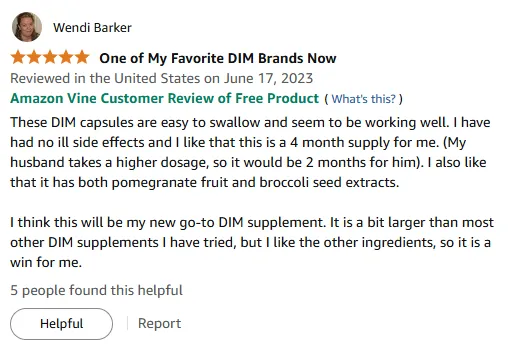 Effective DIM Capsules with Pomegranate & Broccoli – 4-Month Supply