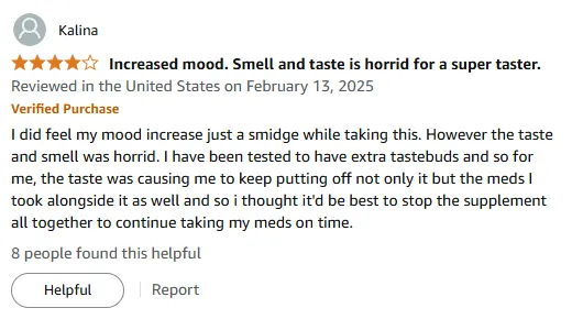 Mood Boost Foiled by Horrid Taste: Vitamin B Review