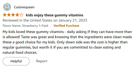Kids Love Clean Vitamin A Gummies - Natural Choice!