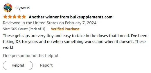 Easy-Swallow Vitamin D3 Gel Caps That Work